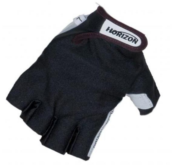 HORIZON GOATSKIN PALM FINGERLESS ANTIVIBRATION GLOVES W/VELCRO CUFF